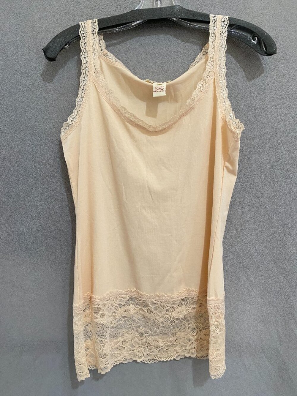 Sundance Ivory Lace Trim Camisole Tank Top Women’s M Made Portugal